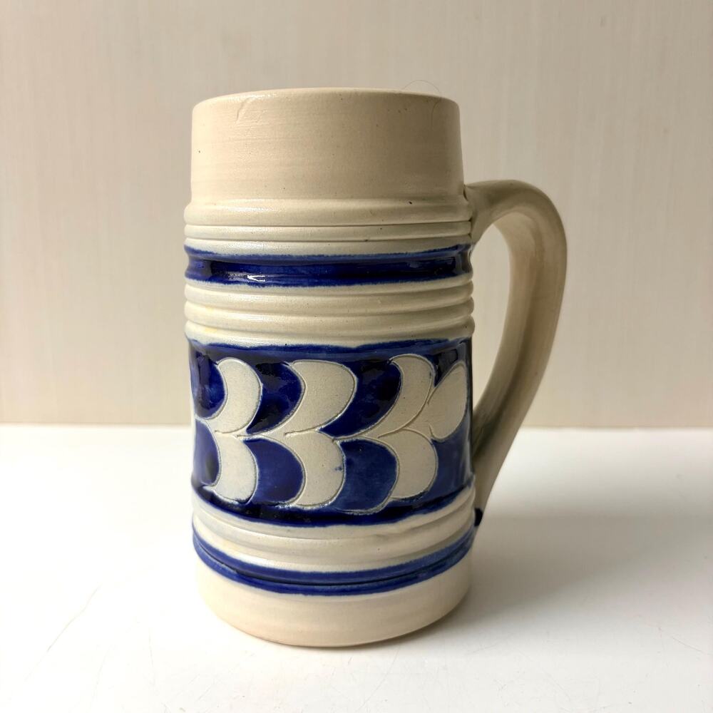 Vintage Williamsburg Pottery Salt-glazed Stoneware Mug